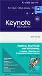 Mobile Screenshot of keynoteeducational.co.uk