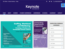 Tablet Screenshot of keynoteeducational.co.uk